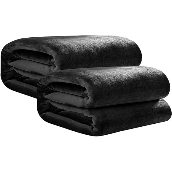 Cobija Individual Lisa Bluelander, 2 piezas, Negro
