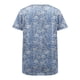 thumbnail image 3 of Camisetas de Manga Corta para Mujeres, Camiseta de Cuello en V Impresa Casual Top Hecha de Material Cómodo para Todo el Uso Diario de Temporada, Camisetas para Mujeres Casual, 3 of 5