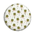 thumbnail image 3 of Spare Tire Cover, frog dancing ballet funny Wheel Cover Tire Covers for Trailers Car Truck Camper Universal Tire Covering Fits Diameter 16 inch, 3 of 7