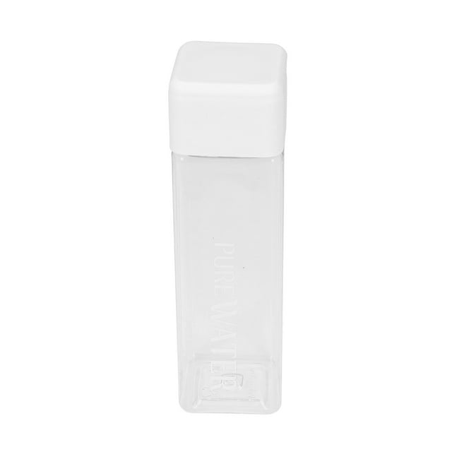 Botella De Agua Reutilizable 500ml 17oz Letra Portátil Transparente