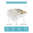thumbnail image 4 of Twin XL Quilt Bedding Set, Beige Easter Bunny Reversible Summer Quilt 3 Pieces, Spring Easter Eggs Floral Rustic Burlap Lightweight Bedspreads Coverlets with 2 Pillow Shams for All Seasons, 4 of 5
