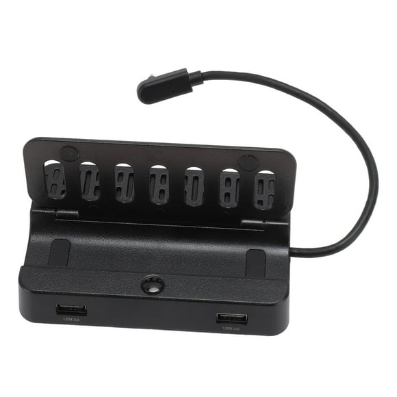 6 in 1 Docking Station, 100W PD USB C Docking Station 1000Mbps 5Gbps 3 USB A 2.0 for Game Console