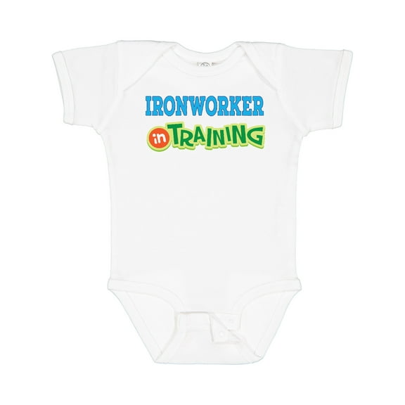 Inktastic Future Ironworker in Training Boys or Girls Baby Bodysuit