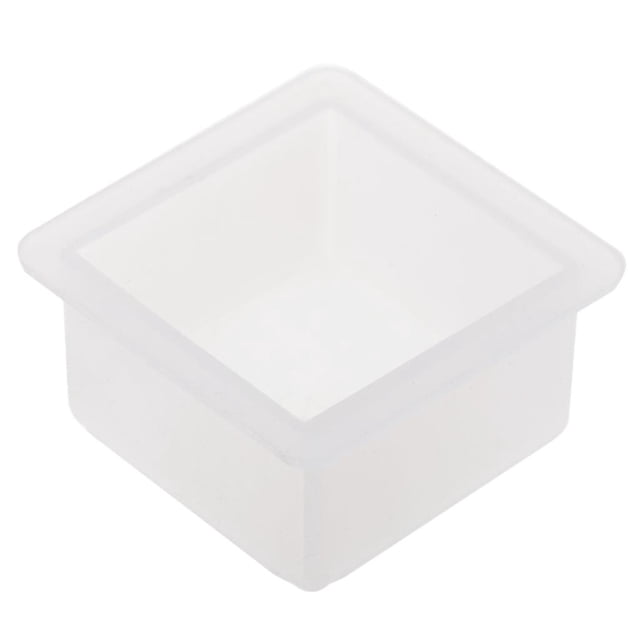 Molde de silicona cuboide para hacer tú mismo, para hacer resina epoxi y arcilla polimérica. 50x50x30mm