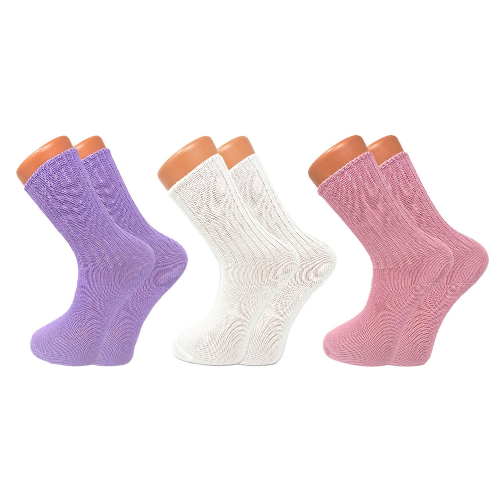 AWS/American Made Loose Fitting Socks for Women Soft Crew Socks 3
