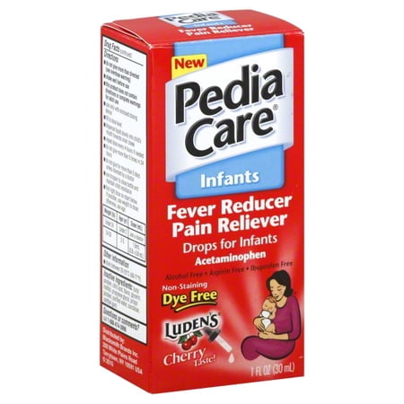 Pediacare Pedicare Cherry Infant Drops Dye Free