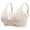 Beige, variant on Womens Wireless Bras - Breathable Underwear Cup Bra Wire Adjuable Bras for Women No ,Crew Neck Seamless Supportive Bra Plus Size Bralettes with Lace Ruffled