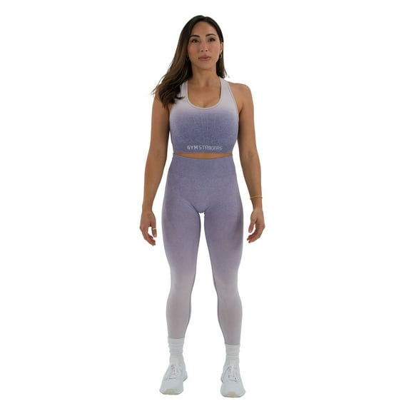 Elevating Sports Bra and Leggings Set - Purple