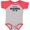 Baseball Heather and Red, variant on Inktastic I Love My Grandpa with Arrow Boys or Girls Baby Bodysuit
