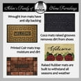 thumbnail image 7 of Achim Home Furnishings Wrought Iron Rubber Door Mat, 18" x 30", Slice, Ironworks, 7 of 7