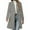 Gray, variant on qucoqpe Womens Elegant Wool Coats Fall Winter Thicken Trench Coat Long Sleeve Single Breasted Jackets Work Office Outwear