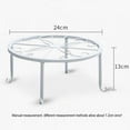 thumbnail image 2 of YOPTOP Potted Plant Holder  Durable Metal Plant Holder  24cm Indoor Rustproof Iron Plant Holder  For Garden Containers Outdoor  Flower Pot Holder,white, 2 of 5