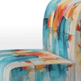 thumbnail image 4 of Designart « composition Symphony I » Collages Abstraits Sarcelle Fauteuil d'Appoint Rembourré - Fauteuil Moderne pour Chambre, 4 of 7
