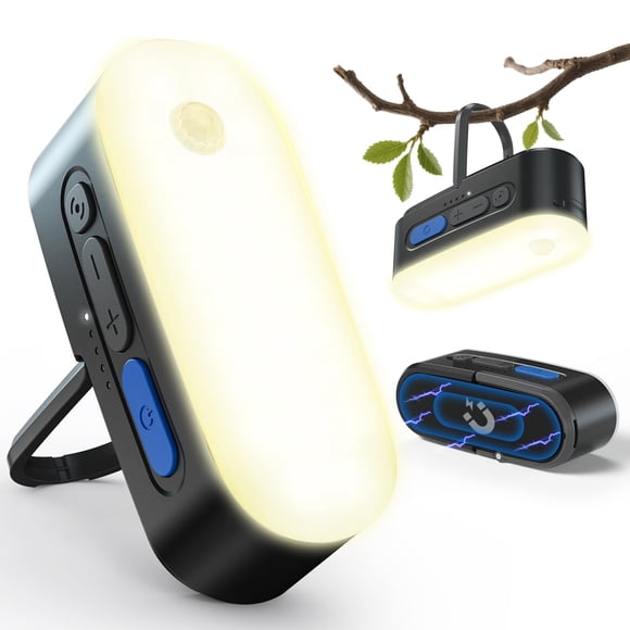 Linterna de Camping Recargable LED Portátil Clemas, Impermeable IPX5