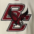 thumbnail image 4 of Men's Colosseum Cream Boston College Eagles 2.0 Lace-Up Pullover Hoodie, 4 of 4