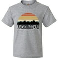 thumbnail image 3 of Inktastic Anchorage Alaska Skyline Youth T-Shirt, 3 of 5