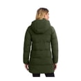 thumbnail image 2 of MERCER+METTLE Women's Puffy Parka | Long Winter Puffer Coat with Hood, High Loft Insulation, Water Repellent, Two Way Zipper - Townsend Green L, 2 of 7