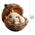thumbnail image 3 of Adorno de Animales del Bosque Decoración para el árbol de Navidad, diseño caprichoso, material acrílico duradero, aporta un toque festivo para las fiestas, 8 cm, 3 of 6