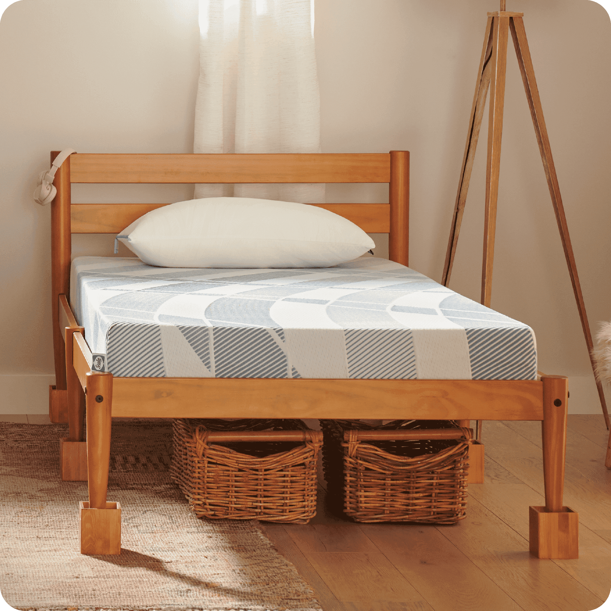 Sealy Dreamlife 6” Twin Gel Memory Foam Mattress-in-a-Box, Adult