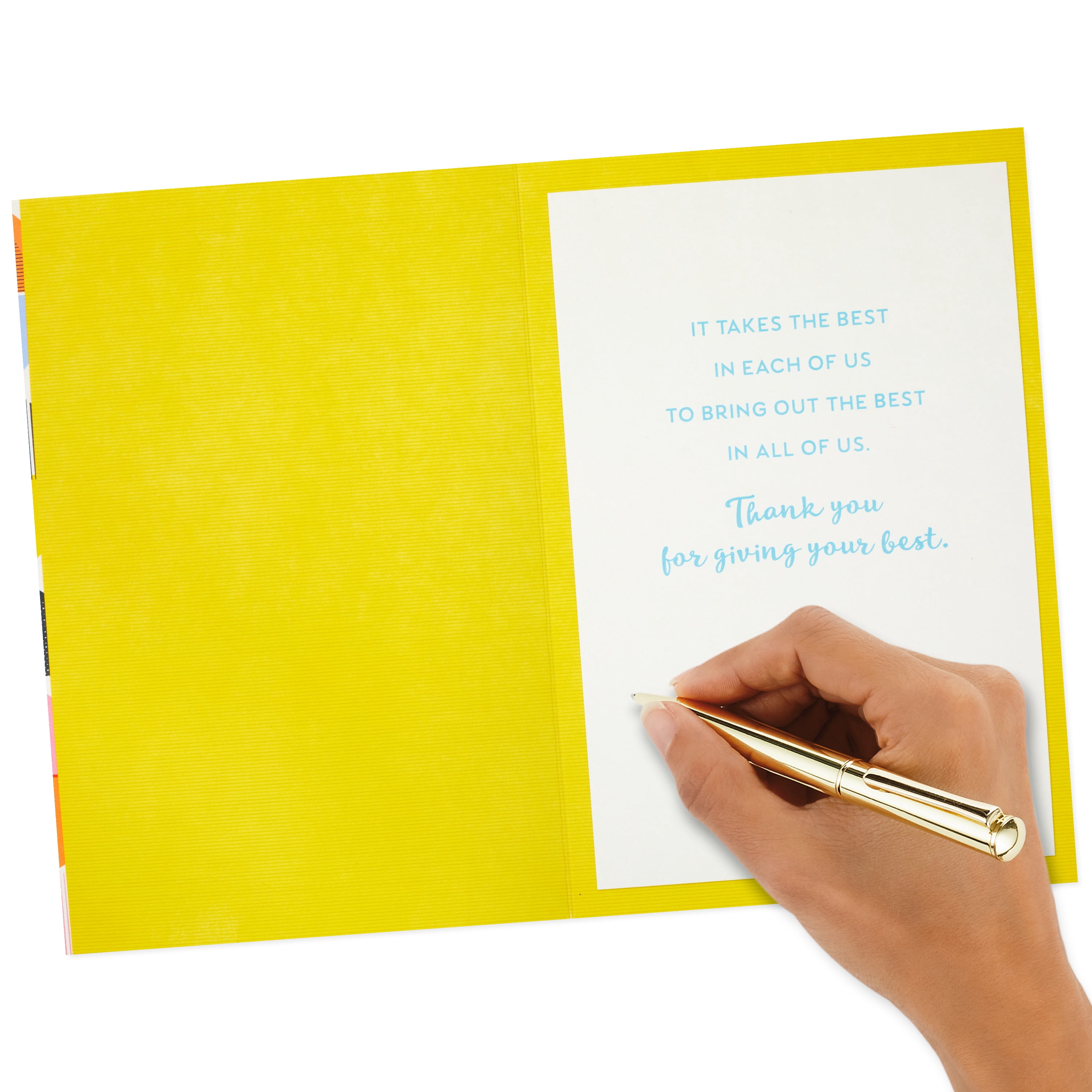 Hallmark Pack of Thank You Cards, 4 Cards with Envelopes (The Best)
