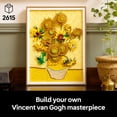 thumbnail image 4 of LEGO Art Vincent van Gogh – Sunflowers Building Set for Adults - Home Decor Idea - Brick Built Painting - Gift for Birthdays - 31215, 4 of 9