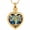 Gold-blue, variant on Tree of Life Heart Urn Necklace for Ashes Family Tree Keepsake Cremation Pendant Memorial Jewelry for Women