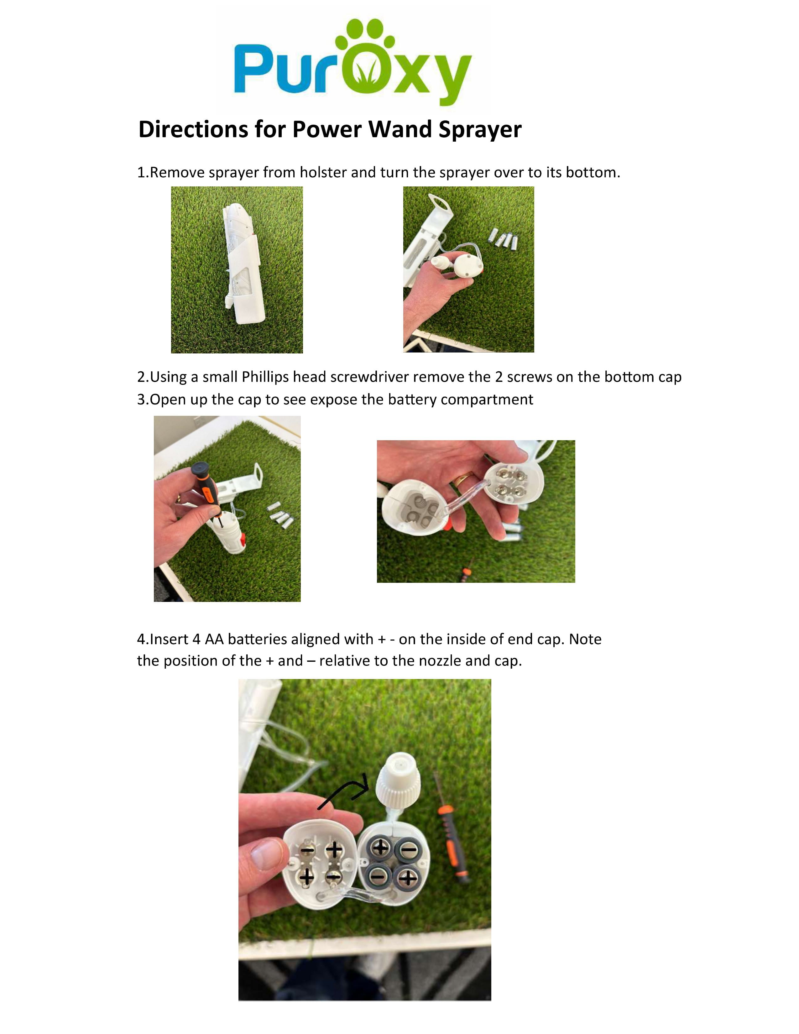 PurOxy Outdoor Cleaner & Pet (Dogs, Cats, Other) Odor Eliminator with Power Sprayer
