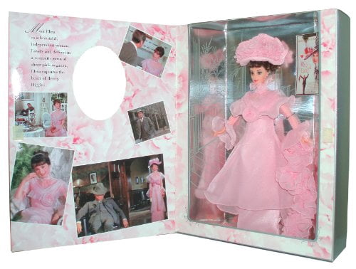 Barbie as Eliza Doolittle Doll in My Fair Lady Closing Scene Pink Chiffon Gown