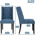thumbnail image 7 of FDW Dining Chair, Set of 2, Blue, 7 of 7