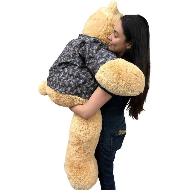 5ft To 7ft Life Size Teddy Bear with Custom T-shirt