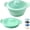 Green, variant on ABCISI 42oz Silicone Microwave Steamer For Cooking, Collapsible Food Steamer For Vegetable, Seafood, Soup, Leftovers, Rice Cooker, BPA Free Small Steam Pot with Handle & Lid, Dishwasher Safe (Green)