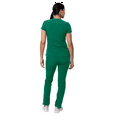 thumbnail image 2 of Adar Addition Go-Basic Scrub Set For Women - Slim V-Neck Scrub Top & Skinny Cargo Scrub Pants, 2 of 7