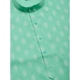 thumbnail image 4 of Maple Clothing Robe Décontractée Indienne pour Hommes en Coton Kurta Pyjama (Vert, TG), 4 of 6