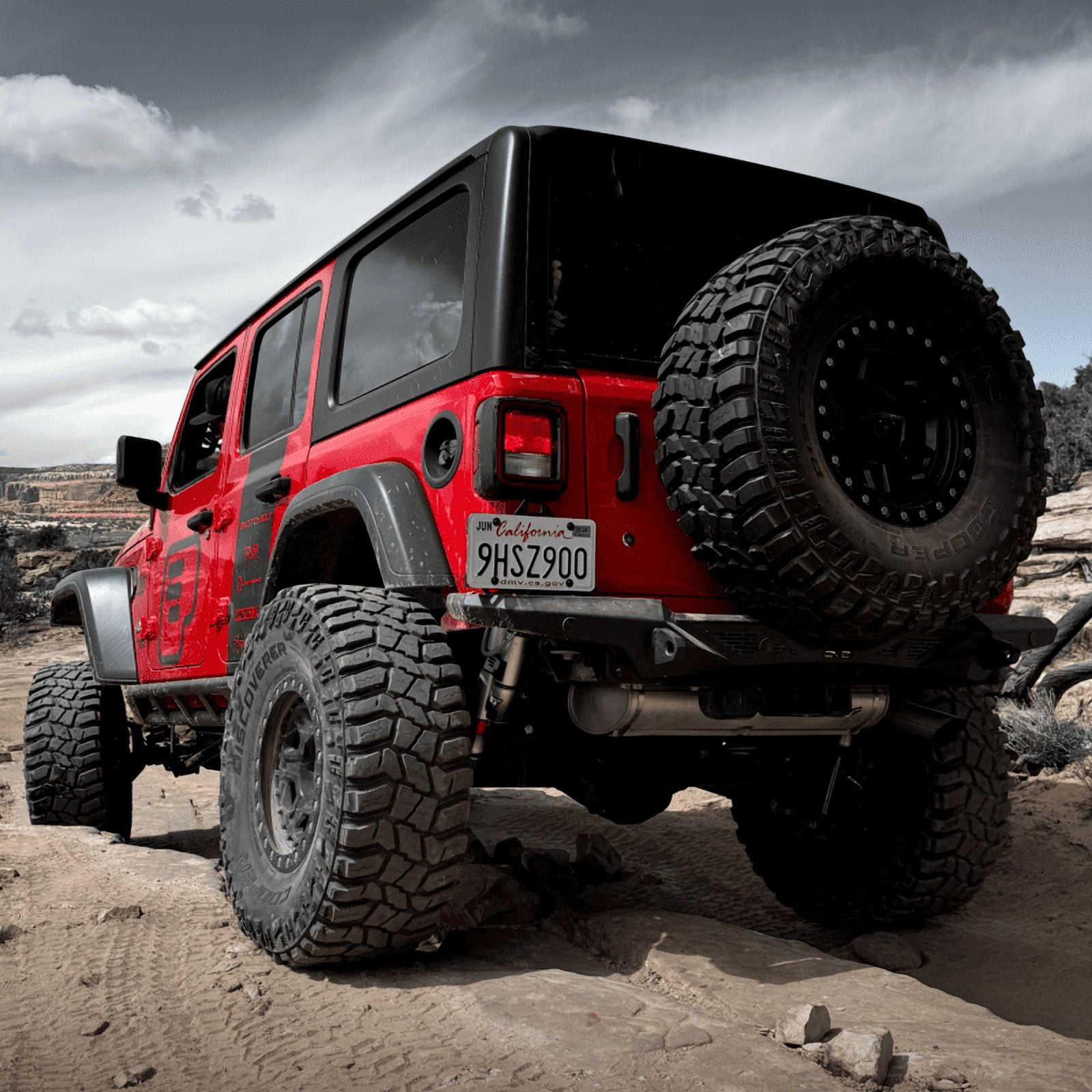 Progressive 18-24 Wrangler (JL) STR 47 Series 2.0 Remote Res Rear Shocks (Pair) - 3.5-4.0in