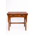 thumbnail image 6 of Crafters and Weavers Arts and Crafts Wood Library Table in Cherry, 6 of 11