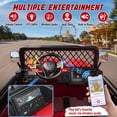 thumbnail image 6 of 24V 7AH Power Car Wheels with Remote Control, Licensed Toyota FJ Ride on Cars for Big Kids, 2 Seater Electric Car with 4 Motors, Music, LED Light, Red, 6 of 10