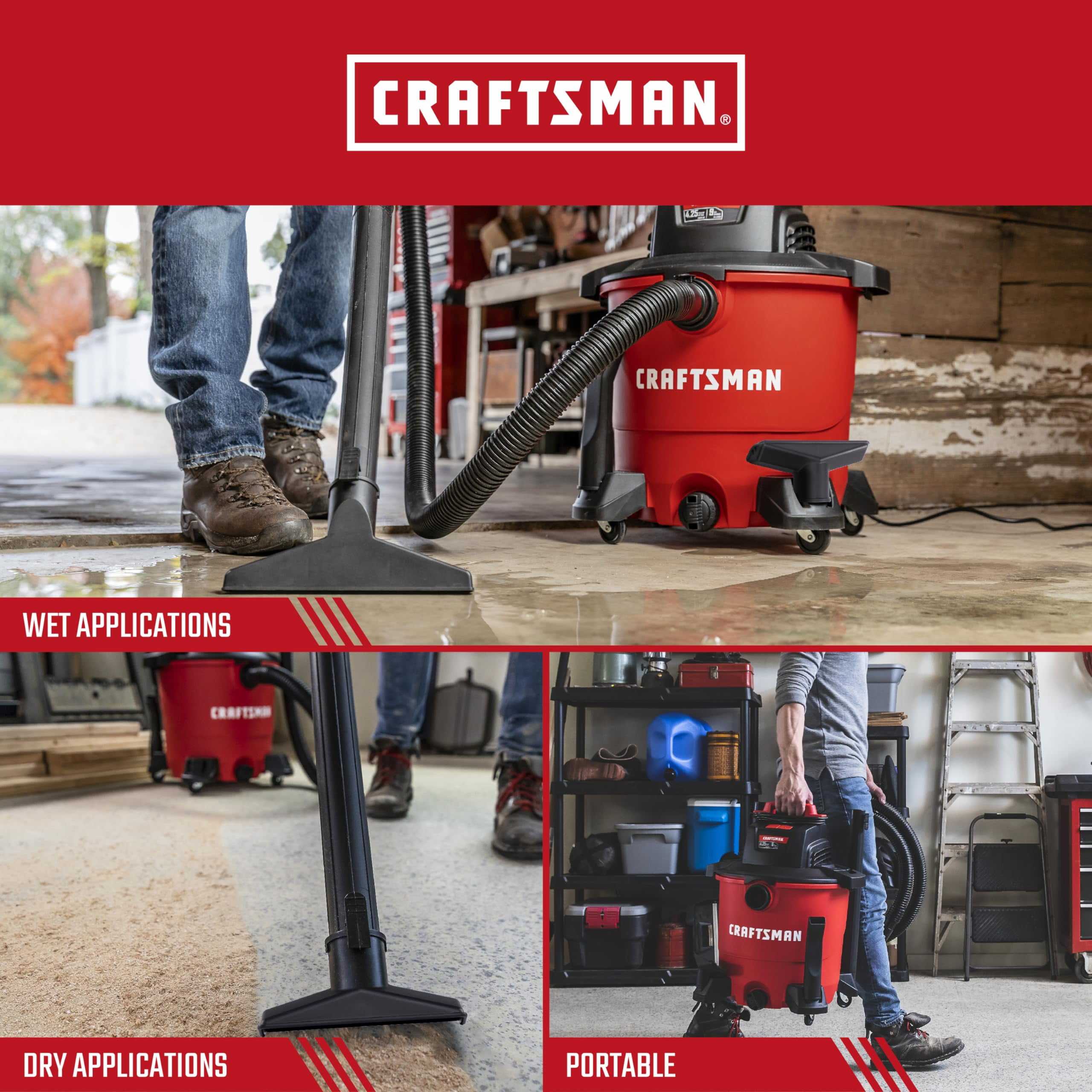 CM WET/DRY VACUUM 9GAL