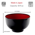thumbnail image 2 of JapanBargain Tazón de sopa de fideos Ramen Pho Udon de cereales de plástico japonés, 38 onzas, apto para microondas, fabricado en Japón (1 38 oz), 2 of 5
