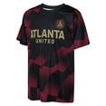 thumbnail image 2 of Youth Outerstuff  Black Atlanta United FC Sheer Thrill T-Shirt, 2 of 3