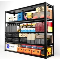Garage Shelving Heavy Duty - 59 * 20 * 79in(L*W*H) Extra Large Metal Shelving Units and Storage for 3000lbs, 5tier Adjustable Basement Storage Industrial Shelves Pallet Racking Organizer