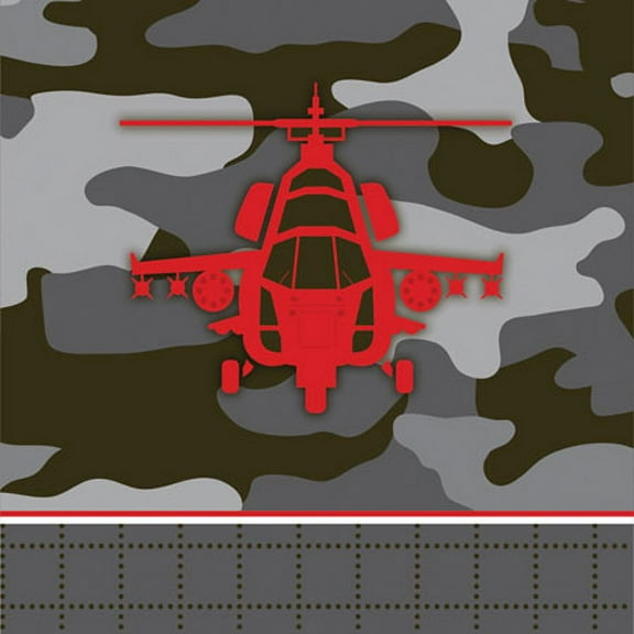 Military Camouflage 'Operation Camo' Lunch Napkins (18ct)