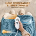 thumbnail image 3 of Lenmen Graphene-Infused Weighted Heating Pad & Shawl for Back and Neck, 6 Heat Settings, Auto-off Timer, Washable, 3 of 6