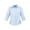 Light Blue, variant on Premier Womens Poplin 3/4 Sleeve Shirt