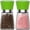 Green, variant on Salt and Pepper Grinder Set,Pepper Mill & Salt Mill with Adjustable Coarseness,Refillable Pepper Mill Set Short Glass Shakers with Adjustable Coarseness for Peppercorn,Sea Salt or Spice Mills,Red