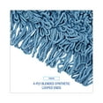 thumbnail image 4 of Boardwalk Dry Mopping Kit, 36 x 5 Blue Blended Synthetic Head, 60" Natural Wood/Metal Handle, 4 of 6