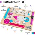 thumbnail image 2 of Juguete de madera Montessori Busy Board ABERLLS para niños pequeños, 2 of 9
