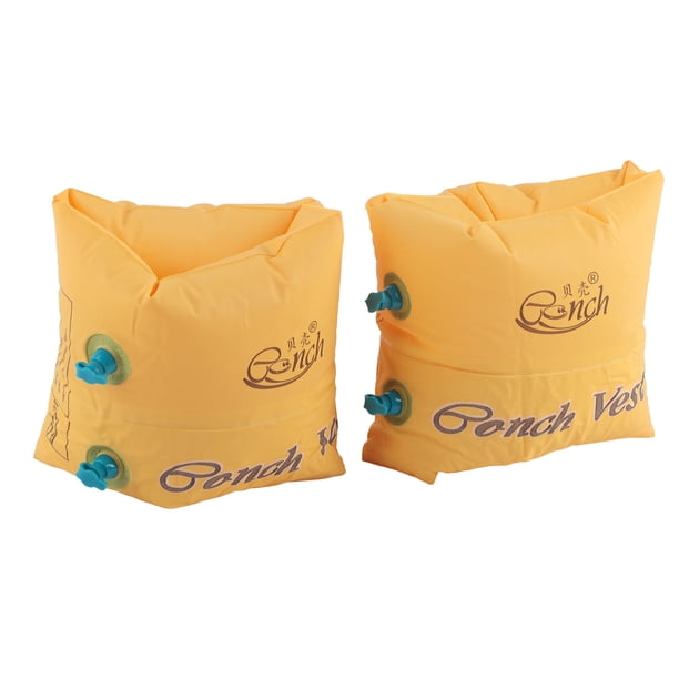Flotadores de piscina Jadeshay banda de brazo de natación inflable 2 piezas PVC