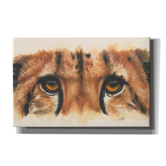 Epic Graffiti 'Eye- Catching Cheetah' by Barbara Keith, Canvas Wall Art, 40"x26"
