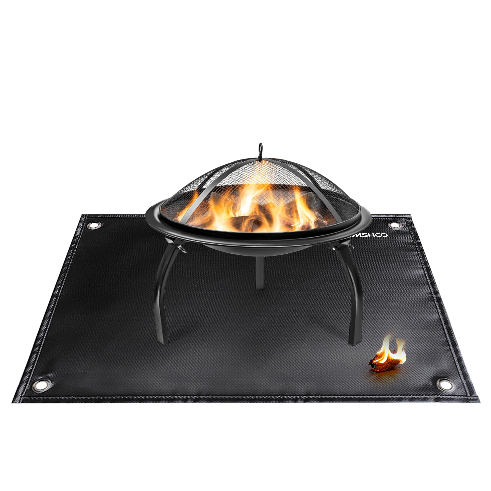 Fireproof Mat,Mat Mat Pad Patio Ember Mat Pit Stove Fire Pit Ember Mat Mat Deck Patio Ember Stove Under Mat Wood Stove Mat Pad Fire Wood Stove Bbq Qisuo