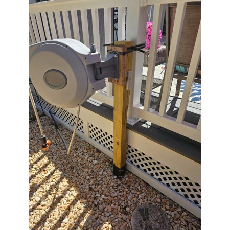 MTB Supply 713049949659 Fence Post Ground Spike, Black - 36 x 4 x 4 in. - Pack of 4